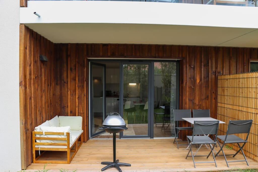 Les Cottages Jardin Elegant Et Ambiance Cosy Biscarrosse Exterior photo